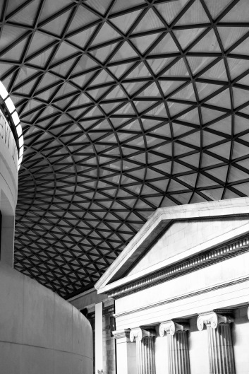 I had to do one black and white, The British Museum, London, 05/01/2018